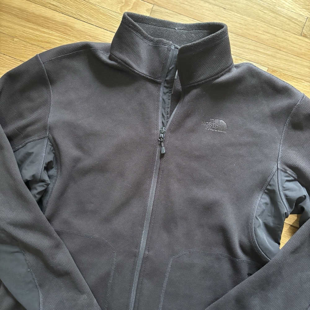 The North Face TKA Stealth Full Zip‎ Fleece Jacket Black Men Large Gorpcore Hike
